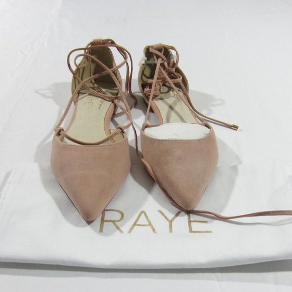 Raye x For Love & Lemons Blush PALOMA Flats 36.5 - Picture 2 of 8